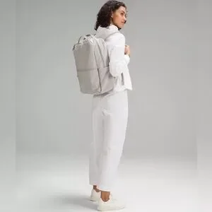 lululemon athletica Gray and Cream Backpack Lululemon City Adventurer Backpack *Mini 11L - Seal Grey  main image 2